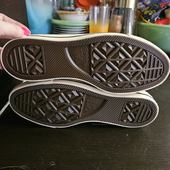 Converse Chuck Taylor All Star Women's High Tops Blue, Faux Fur, Size 8 - Picture 6 of 6